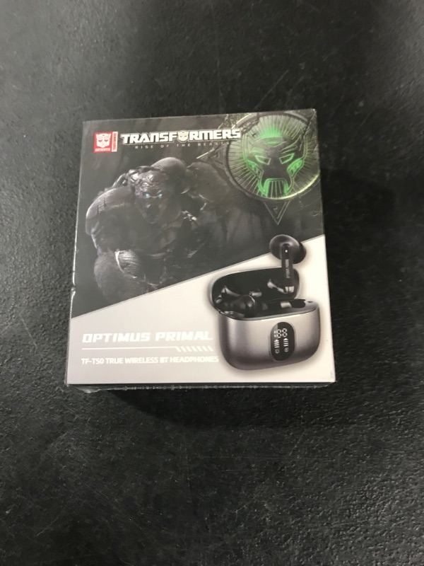 Photo 1 of Transformers Wireless Bluetooth Headphones, Headphones Bluetooth with Dual-Mode and Free Switching, LED Power Display Earphones Surround Sound Noise Reduction of 30DB? 6 Hours of Music Playback time.