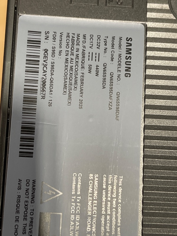 Photo 1 of SAMSUNG 65-Inch Class OLED 4K S95D Series HDR Pro Smart TV w/Dolby Atmos, Object Tracking Sound+, Motion Xcelerator, Real Depth Enhancer, 4K AI Upscaling, Alexa Built-in (QN65S95D, 2024 Model)