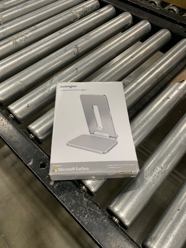 Photo 1 of Kensington Elevated Stand Adjustable for Surface Stand for Desk, on-Skid Tablet Holder Designed for SurfacePro, Silver (K58277WW)
