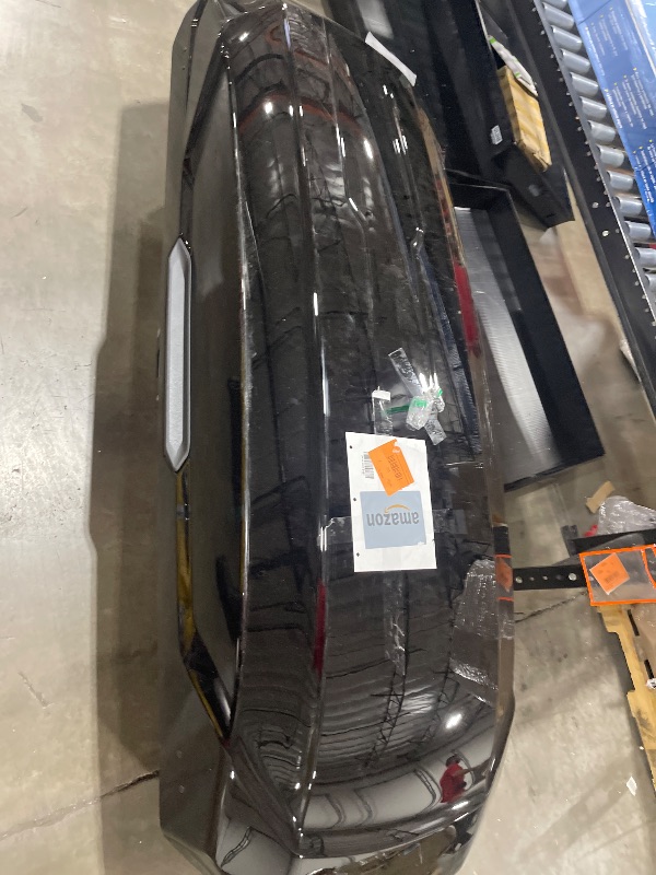 Photo 1 of Rooftop Cargo Carrier AUSUM MOTOR Cargo Box for Car Storage, Large Roof Rack Cargo Carrier Dual Side Opening Hard Shell Weatherproof Storage Boxes - 13 Cubic Feet 110LBS Capacity Glossy Black