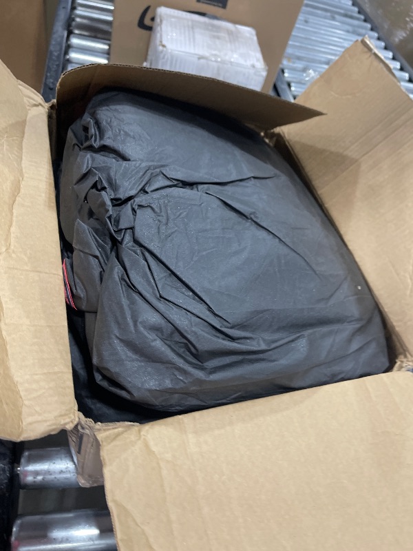 Photo 1 of QUYDDC Breathable New Material, Waterproof Car Cover, Locks and Zipper Doors, Sunscreen Waterproof UV Prevention Snowproof Wind and Windproof,Suitable for Indoor Outdoor,for Pickup 230"-260",B9