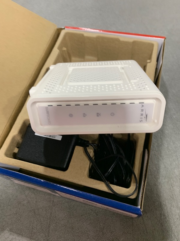 Photo 1 of ARRIS (SB8200) - Cable Modem - Fast DOCSIS 3.1 32x8 Gigabit Cable Modem , Approved for Comcast Xfinity, Cox, Charter Spectrum, & more | 1 Gbps Max Internet Speed, 4 OFDM Channels