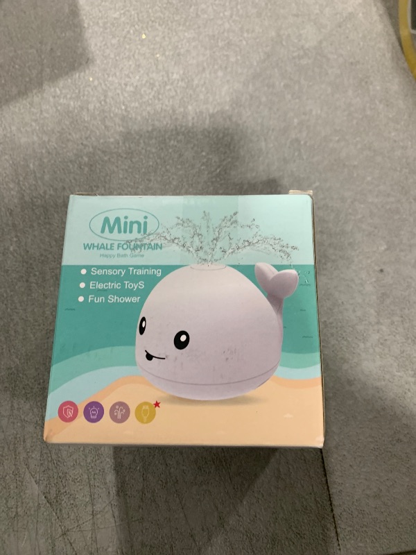 Photo 1 of Baby Bath Toys 6-12 Months - Toddler Bath Toys for Kids Ages 1-3, Light Up Whale Bath Toy Sprinkler, Infant Toys 12-18 Months, Bathtub Fountain Water Toy Baby Shower 1st Birthday Girls Boys Gifts