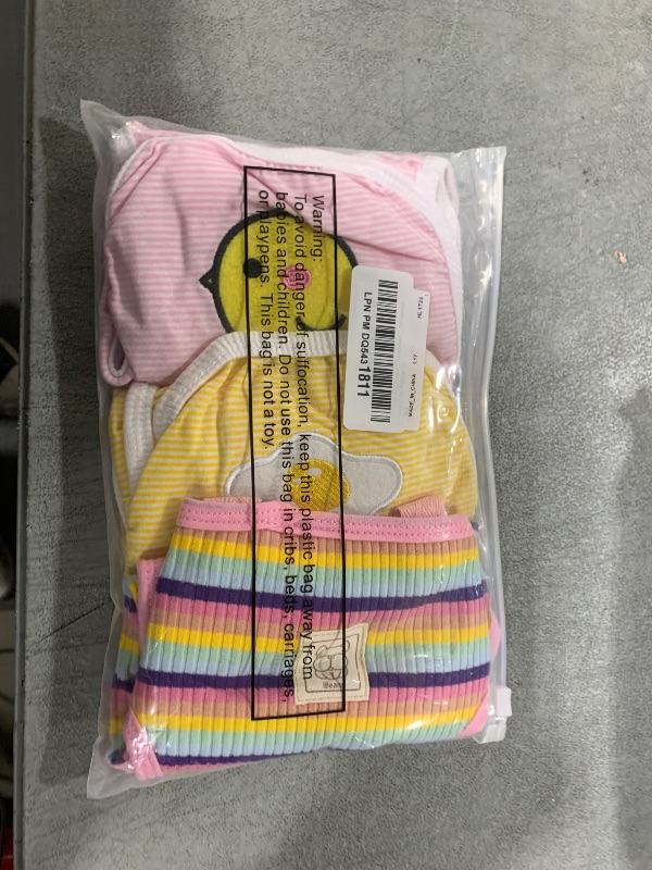 Photo 1 of 3 Pieces Dog Diaper Striped Sanitary Pantie with Adjustable Suspender Washable Reusable Puppy Sanitary Panties Cute Pet Underwear Diaper Jumpsuits for Female Dogs (Cute Pattern, L)