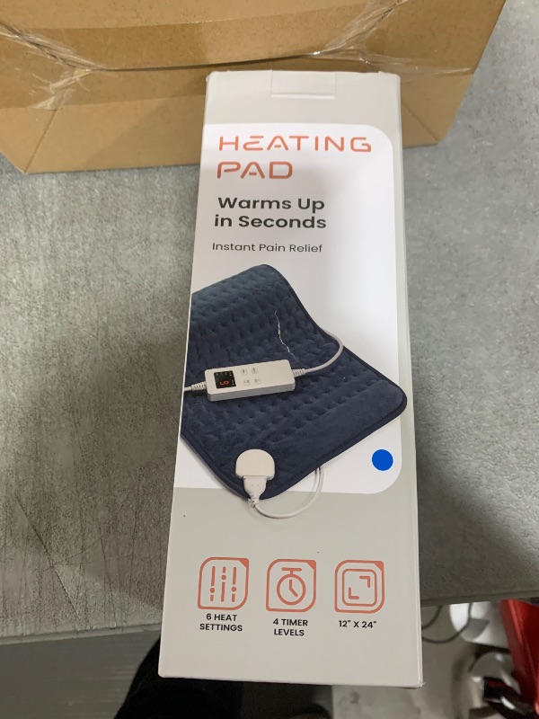 Photo 1 of Heating Pad for Back Pain Cramps Relief, ZUODUN Electric Heating Pads for Neck/Shoulder/Leg with Auto Shut Off Large, 6 Heat Settings & Moist Heat Options, Christmas Gifts for Women, Men, Mom, Dad