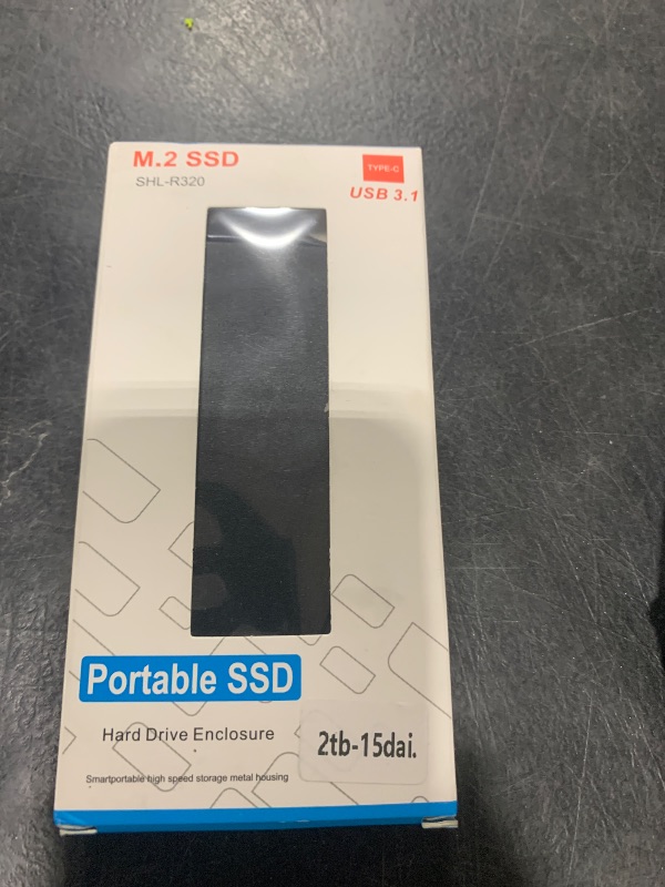 Photo 1 of 5-Star Aluminum Portable External Solid State Drive SSD 2TB, Read up to 500MB/s, USB-C, USB A 3.2 Gen 2, Waterproof, Dustproof (IP68), Shockproof, Pressure Resistant
