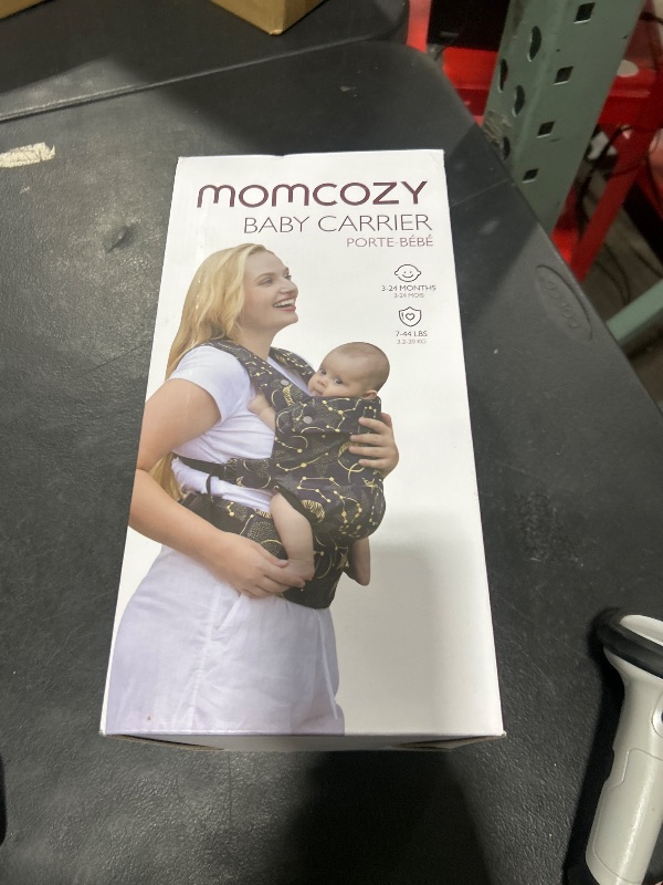 Photo 1 of Momcozy Baby Carrier - Ergonomic, Cozy and Lightweight Carrier for 7-44lbs, Effortless to Put On, Ideal for Hands-Free Parenting, Enhanced Lumbar Support, Purehug for Infant to Toddler, Black