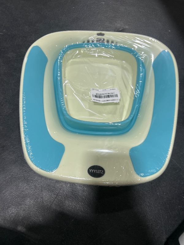 Photo 1 of Sitz Bath, Sitz Bath for Toilet Seat, Sitz Bath for Hemorrhoids, Sitz Bath for Postpartum Care, Toilet Basin for Women Men Adults, Sits Bath Soak Salts Tub, Hip Bath Bowl, Portable, Green
