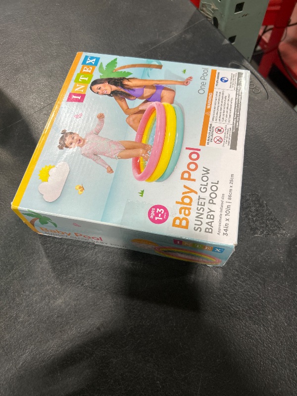 Photo 1 of Intex Sunset Glow Baby Pool (34 in x 10 in)