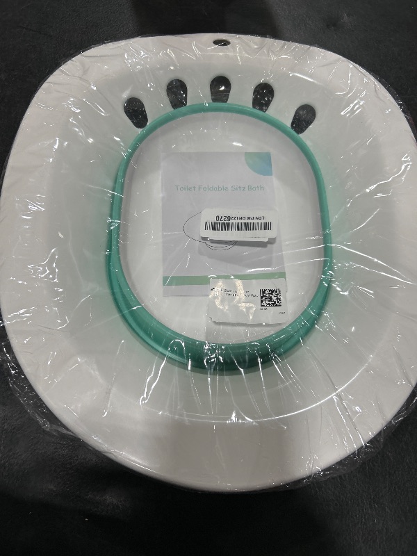 Photo 1 of RUGUO Sitz Bath, Sitz Bath for Hemorrhoids - Sitz Bath for Toilet Seat - Sitz Bath for Postpartum Care, Sits Bath Kit for Women, Collapsible, Wider Seating Area, Deeper Bowl