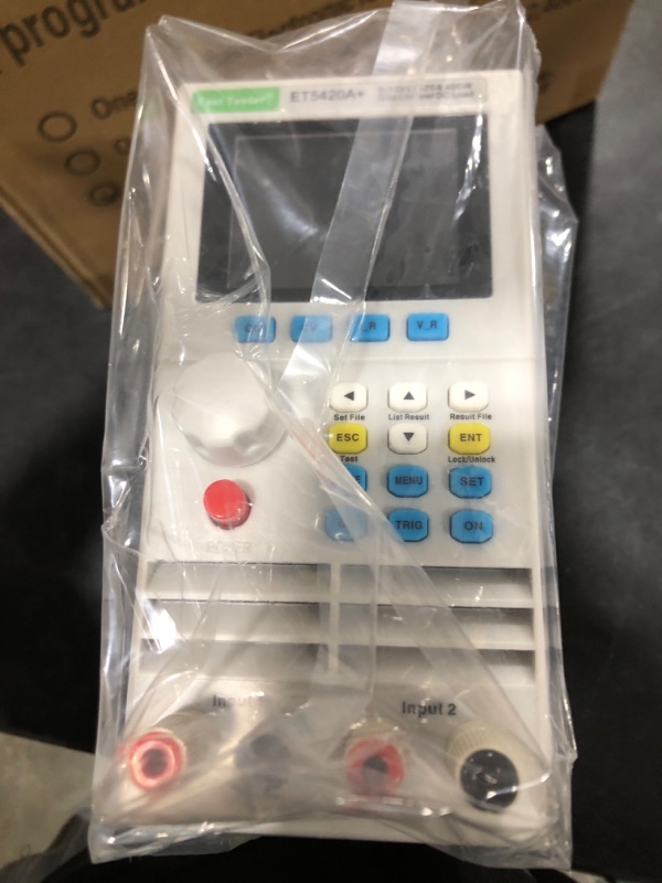 Photo 1 of East Tester DC Electronic Load Tester 400W Programmable Battery Testers 0-150V,, 0-20A *2, ET5420A+,gray color