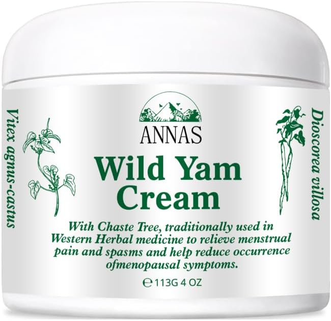 Photo 1 of Wild Yam Cream, ANNAS Wild Yam Cream Organic for Hormone Balance, ANNAS Women's Organic Wild Yam Root Cream Promoting Perimenopause & Menopause Support for All Skin Types
