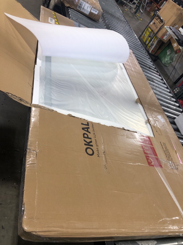 Photo 1 of Rectangular Frameless LED Light Anti-Fog Wall Bathroom Vanity Mirror