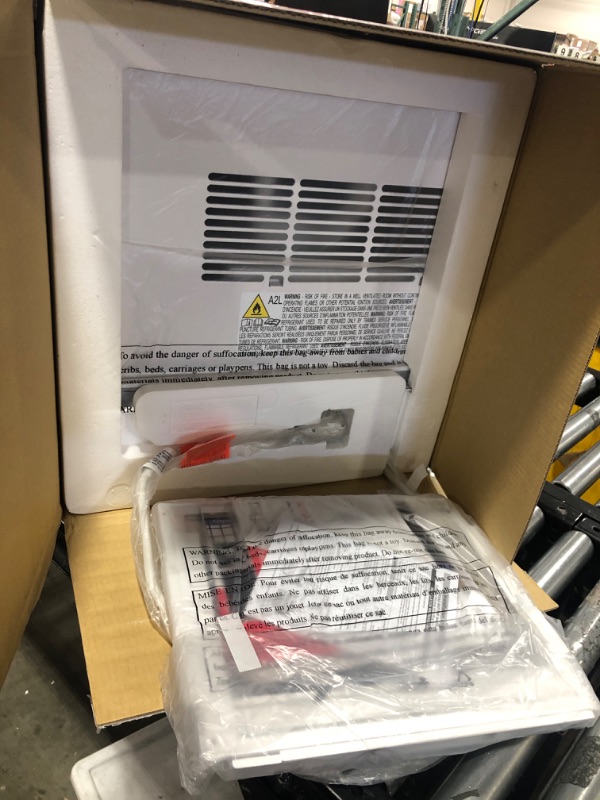 Photo 1 of Frigidaire 10,000 BTU Window Air Conditioner with Remote Control, Cools Up to 450 Sq. Ft., Quiet Operation, Eco Mode, 3 Fan Speeds, Auto Restart, White