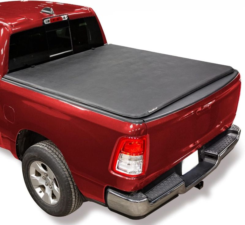 Photo 1 of LEER FOLDITUP | Fits 2019-2023 GM Chevy Silverado/GMC Sierra with 5’8” Bed | Soft Tri-Fold Truck Bed Tonneau Cover | Easy Install | 4F300