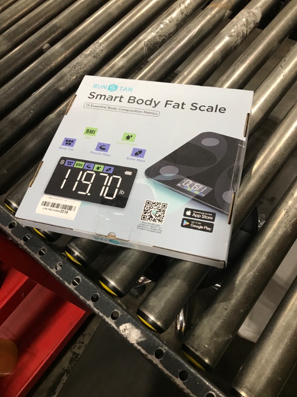 Photo 1 of Scale for Body Weight and Fat Percentage, RunSTAR Digital Accurate Bathroom Smart Scale with Large Display, FSA&HSA Eligible 13 Body Composition Analyzer Sync App
