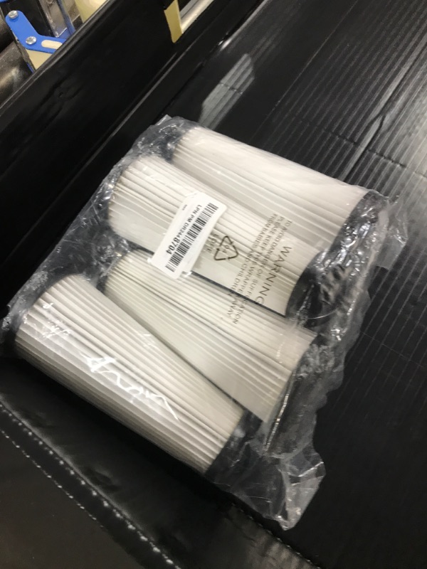 Photo 1 of Crucial Vacuum Replacement Vacuum Filter Compatible with Hoover Part # 2KE2110000,2-KE2110000,2- KE2110-000 & Models C2401, C2401010, RY4001 Pair with HEPA Style 7.5” x 3.1” x 3.1” (4-Pack)