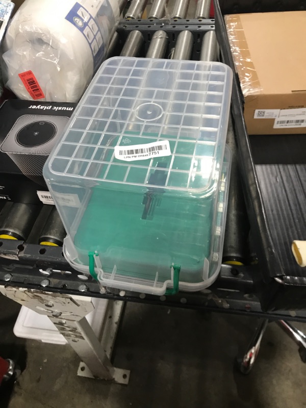 Photo 1 of Qskely 1-Pack Clear Storage Box Container, Family First Aid Box Medicine Box Organizer