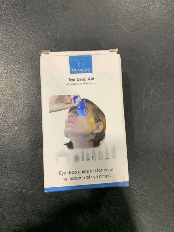 Photo 1 of Eyedrop Bottle Guide Aid Dispenser, Reusable Eye Dropper Applicator, Eye Drop Helper for Accurate Delivery, Safe and Easy Eyecare for Seniors and The Whole Family, Fits Most Eye Drops Bottles