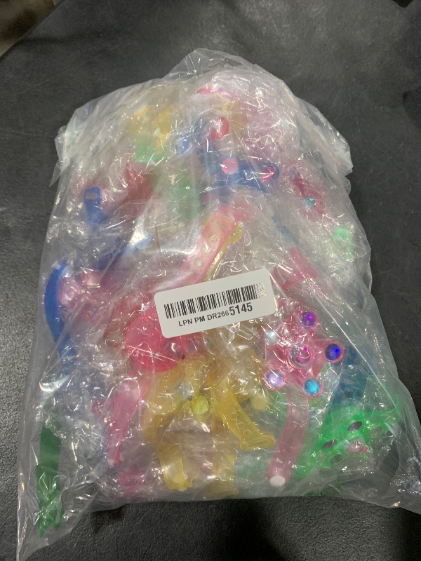 Photo 1 of 48-Pack LED Light Up Fidget Spinner Bracelets - Glow in The Dark Party Favors for Kids Ages 8-12