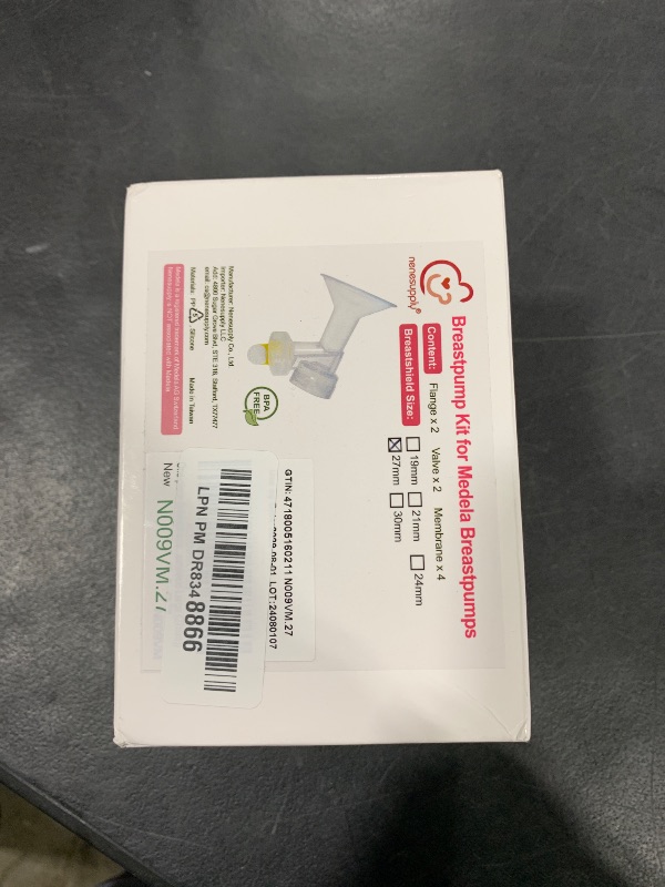 Photo 1 of Nenesupply Pump Parts with 27mm Flanges Compatible with Medela Breastpumps Incl. Flange Breastshield Valve Membrane for Pump in Style Symphony Swing Not Original Medela Pump Parts