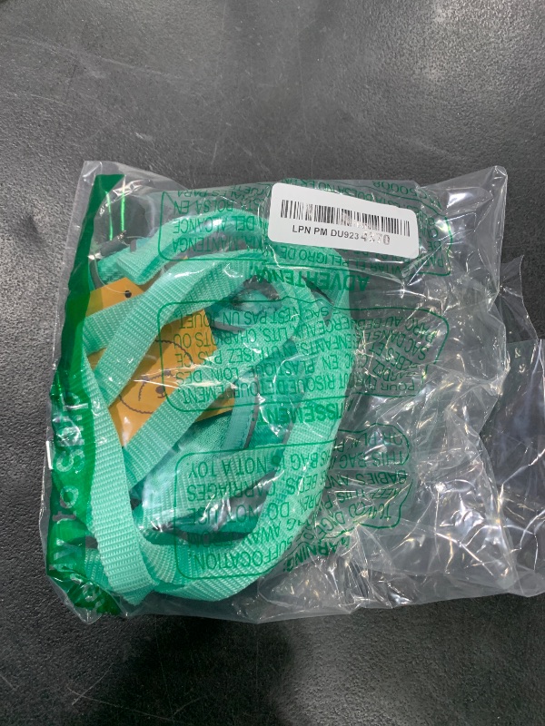 Photo 1 of AIITLE Puppy Harness and Leash Set for Walking, Step in Dog Harness, Soft Breathable Pet Supplies, Reflective Bands, for Extra Small Dogs and House Cats Turquoise XXXS