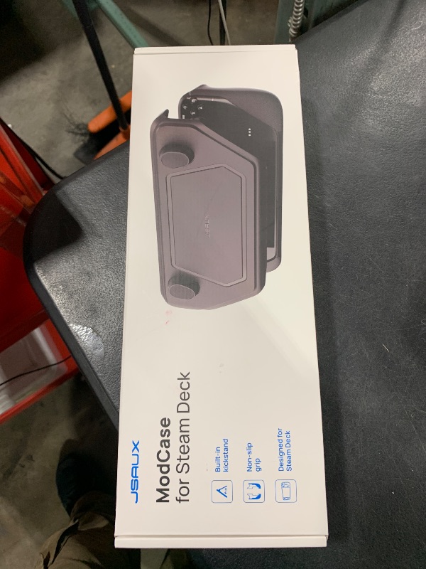 Photo 1 of JSAUX PC0104 ModCase Compatible with Steam Deck, Steam Deck Case Comprehensive Protection Include Detachable Front Shell, Body Protective Shell, Metal Bracket and Strap - Basic Set