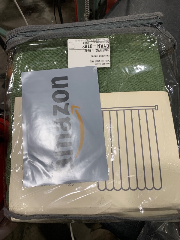 Photo 1 of 100% Blackout Shield Linen Blackout Curtains for Bedroom 102 Inches Long, Back Tab/Rod Pocket Living Room Drapes, Thermal Insulated Blackout Curtains 2 Panels Set, 50" W x 102" L, Moss Green
