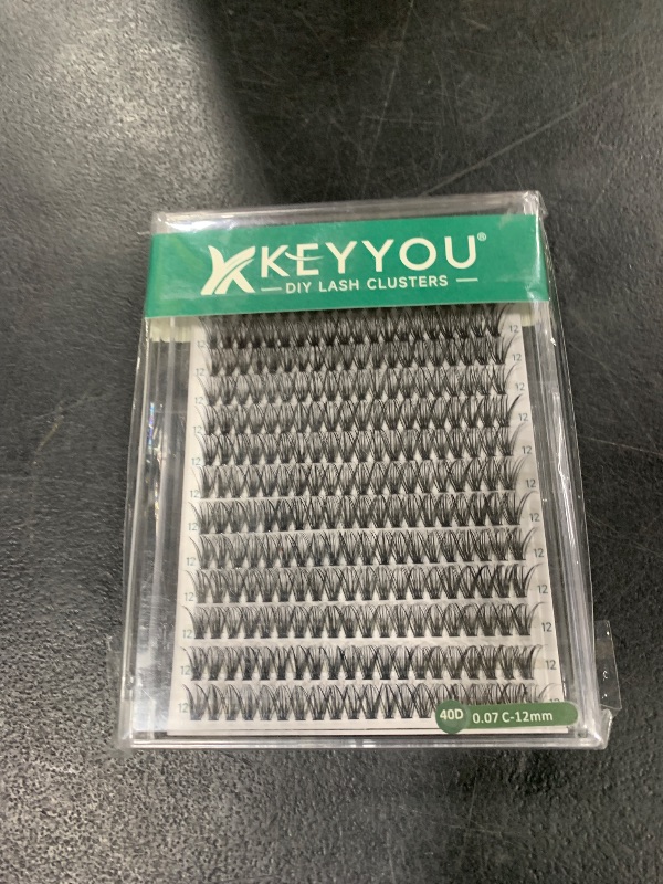Photo 1 of KEYYOU DIY Lash Extension Kit 280pcs Soft Lash Clusters 60D+80D D Curl Easy to Apply with Lash Bond and Seal Lash Applicator Lash Remover Eyelash Extension Kit at Home(RMkit-60D80D-D-10-18mix)