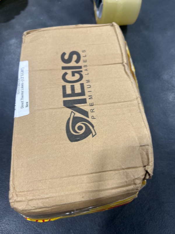 Photo 1 of Aegis Adhesives - 1.2” X 0.85” Direct Thermal Multipurpose Labels for Return Address, QR Barcodes, Perforated & Compatible with Zebra Desktop Printers (12 Rolls, 1500/Roll)