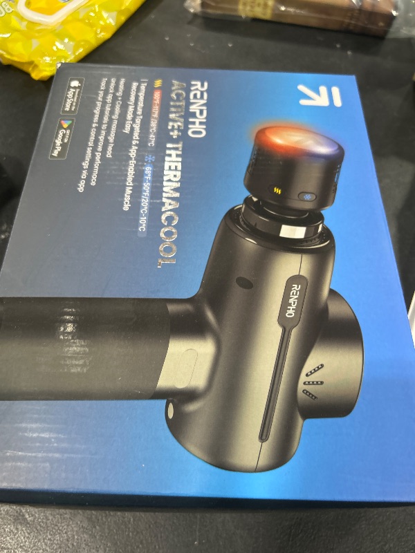 Photo 1 of RENPHO Massage Gun with Heat and Cold, Mothers Day Gifts, FSA HSA Eligible Portable Percussion Muscle Deep Tissue Massager with Bluetooth, Carry Case, Active+ Thermacool