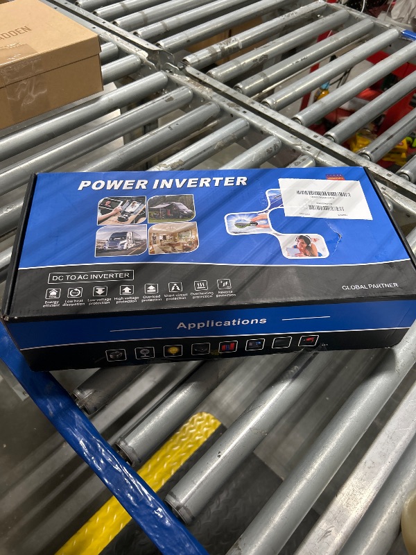 Photo 1 of 3000 Watt Power Inverter, Car/Home 12V DC to 110V AC Converter, with LED Display, Dual AC Outlets, USB Port, Dual Smart Fans, Cables Included, Suitable for Home, RV.