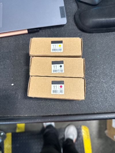Photo 1 of ***MISSING BLUE***Ademon Replacement Parts for Printer 11 Printhead for C4810A C4811A C4812A C4813A Print Head for 1000 1100 1200 2200 2280 2300 2600 2800(Magenta |Yellow |Cyan |Black)