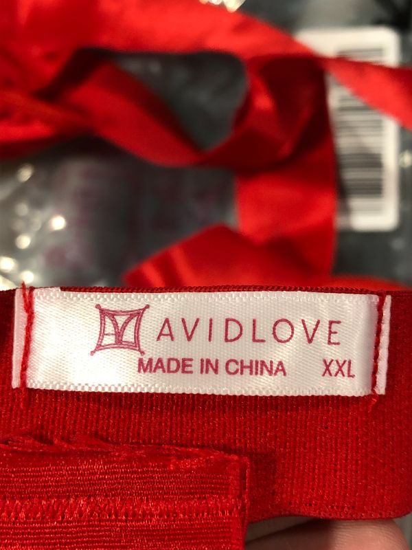 Photo 1 of ***SIZE XXL*** Avidlove Womens Lingeries Valentines Sexy Strappy Teddy Lingerie Slutty Underwear One Piece Mini Babydoll with Underwire(Red,XXL)