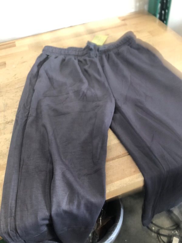 Photo 1 of ***MEDIUM SIZE*** ABOCIW Sweatpants Women Cotton High Waisted Baggy Sweat Pants Straight Leg Joggers Casual Loose Fit Athletic Lounge Pants with Pockets Black Medium
