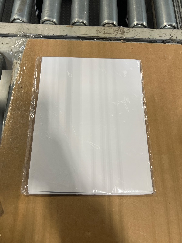 Photo 1 of Towjug Printable Magnetic Sheets 8.5x11 Inches for Inkjet Printers, 25 Sheets Glossy Print Paper Non-Adhesive Backing, 12mil ThicknessDIY Flexible Magnet Photos