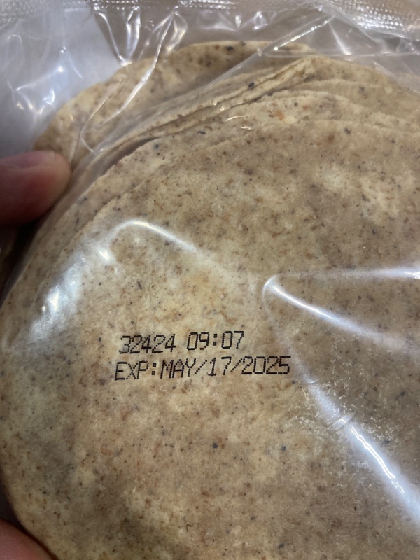 Photo 1 of ***EXPIRED//NO RETURN***
Mr. Tortilla Low Carb Tortilla Wraps - Keto Tortillas with Avocado Oil - Street Taco Size - 1 Net Carb per Serving - Low Calorie Keto Wraps - Low Carb Tortillas - (Everything Bagel, 24 Count)