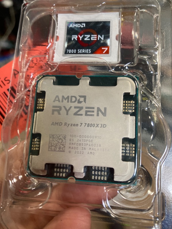 Photo 1 of AMD Ryzen 7 7800X3D 8-Core, 16-Thread Desktop Processor