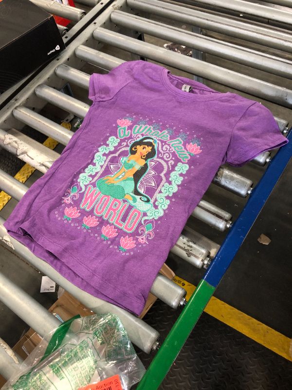Photo 1 of ***MEDIUM SIZE 7/8*** Disney Aladdin Jasmine A Whole New World Pattern Youth Girls T-Shirt