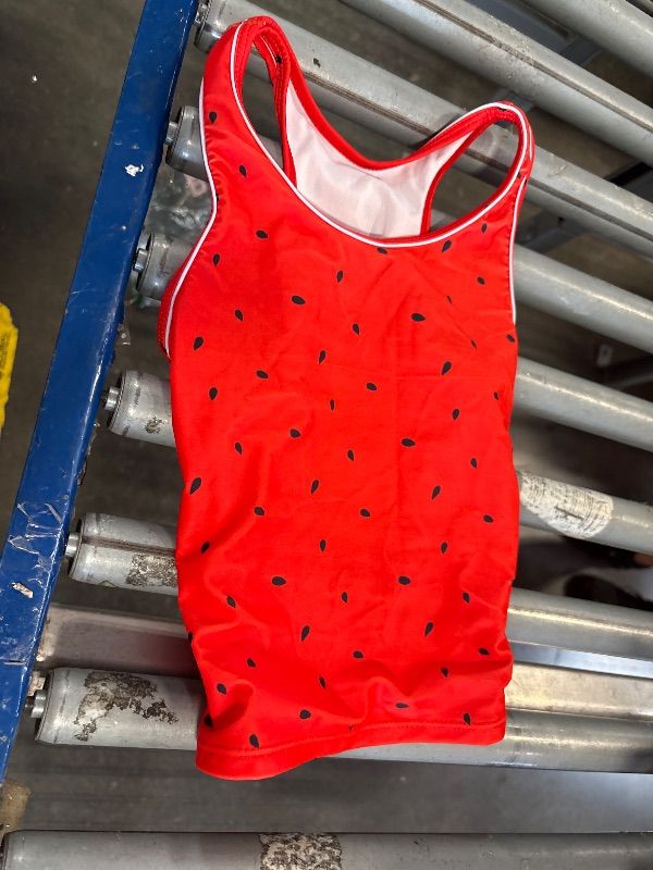 Photo 1 of ***MISSING SKIRT***
Cutemile 3 Piece Swimsuits for Girls 8T 9T Tankini Red Color Contrast Bathing Suits Watermelon 3D Printing Swimwear for Hawaiian Ages 8-9 Years        