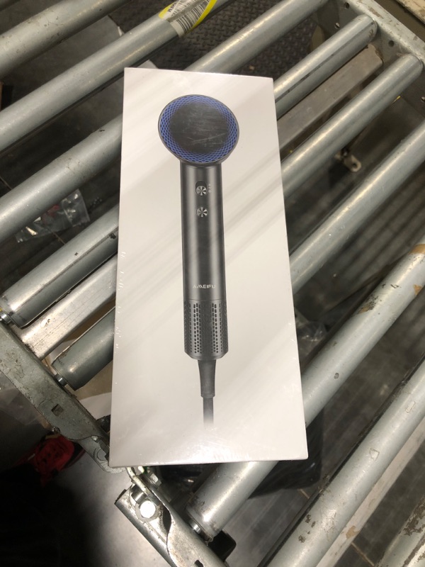 Photo 1 of Hair Dryer, 150000 RPM Professional High-Speed Blow Dryer, Negative Ionic Hair Dryer for Fast Drying, Low Noise Thermo-Control HairDryer with Magnetic Nozzle for Home Travel Women Man