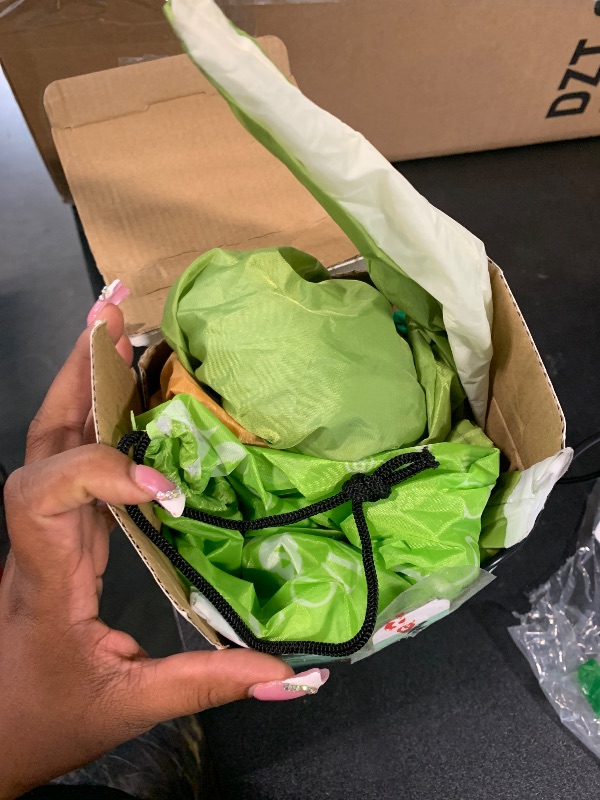 Photo 1 of COMIN Inflatable Dinosaur Costume Kids, Ride on Parasaurolophus Blow Up Dino Costume Green Funny Fancy Dress for Halloween Party 7-10Y