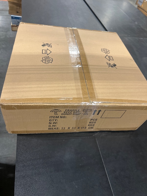 Photo 1 of 20'' Smart RGB Ceiling Fan with Light and Remote/APP Control, Low Profile Bladeless Flush Mount Enclosed Black Modern Ceiling Fan Dimmable Color Changing RGB Ambient Light for Bedroom Kids Room Party