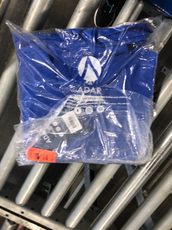 Photo 1 of Adar Uniforms, Universal Unisex Scrubs - Unisex Drawstring Scrub Set - 701 - Royal Blue - M