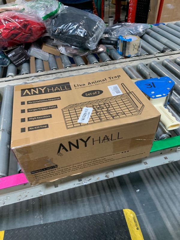 Photo 1 of Anyhall 2-Pack Chipmunk Traps Humane Live Mouse Rat Cage Traps for Indoor and Outdoor Use (Silver)