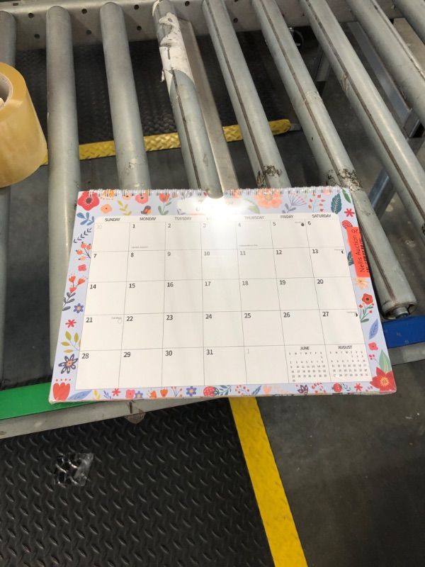 Photo 1 of 2026 Wall Calendar, Hanging Spiral Calendar Calendar Wall Paper from July 2025 - December 2026 Thick 11"X8.5", Spiral Bound, Blocks for Easy Planning, Fridge Desk Colorful Monthly Designs