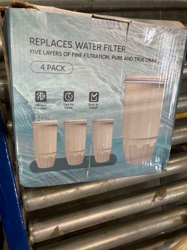 Photo 1 of Zero Replacement Water Filter Resin Filtration System 0 TDS 0 Leak,Compatible with Zero Water Pitcher and Dispenser, Reduce Lead/Chromium/PFOA/PFOS (Pack of 4 by TOMOON)