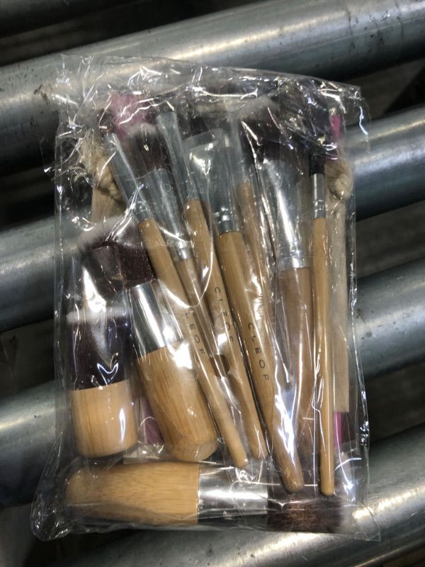 Photo 1 of 13 Bamboo Makeup Eye Brow Brushes Professional Set - Vegan & Cruelty Free - Eye shadow, Eyebrow, Eyeliner, Blending, Foundation, Blending, Blush, Powder Kabuki Brushes.…