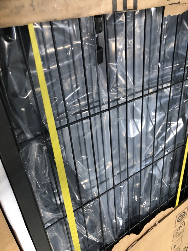 Photo 1 of 48 inch Heavy Duty Dog Crate, Indestructible Dog Cage Kennel for High Anxiety Dog, Escape Proof & Sturdy Locks Design, Extra Large Crate Indoor with Double Door and Removable Tray
