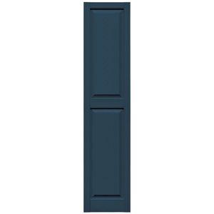 Photo 1 of 14-3/4 in. x 67 in. Raised Panel Shutter Classic Blue #036
